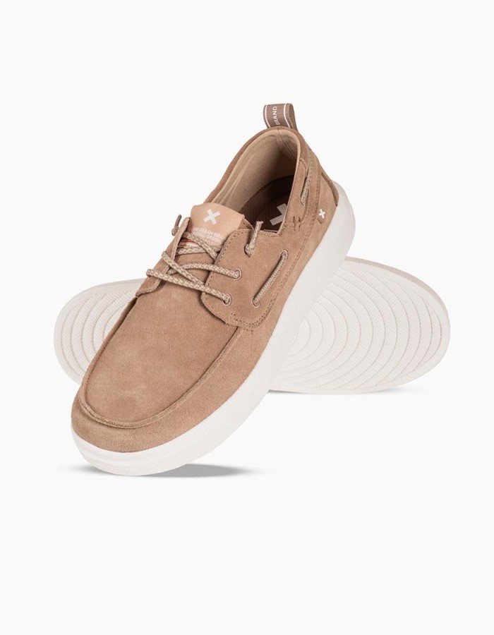 Xti boat loafer με λαστιχένια κορδόνια ΠΟΥΡΟ