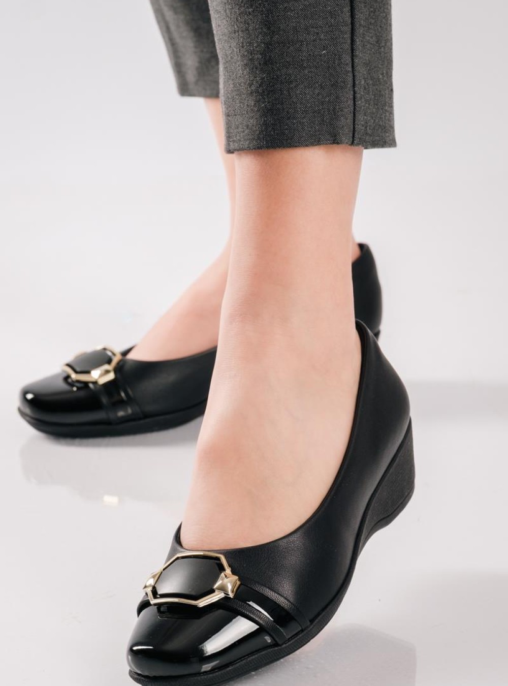 PICCADILLY ανατομικές πλατφόρμες με διακοσμητικό ΜΑΥΡΟ PICCADILLY ανατομικές πλατφόρμες με διακοσμητικό ΜΑΥΡΟ