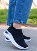 Υφασμάτινο running sneaker τύπου κάλτσα 306.TF157-F